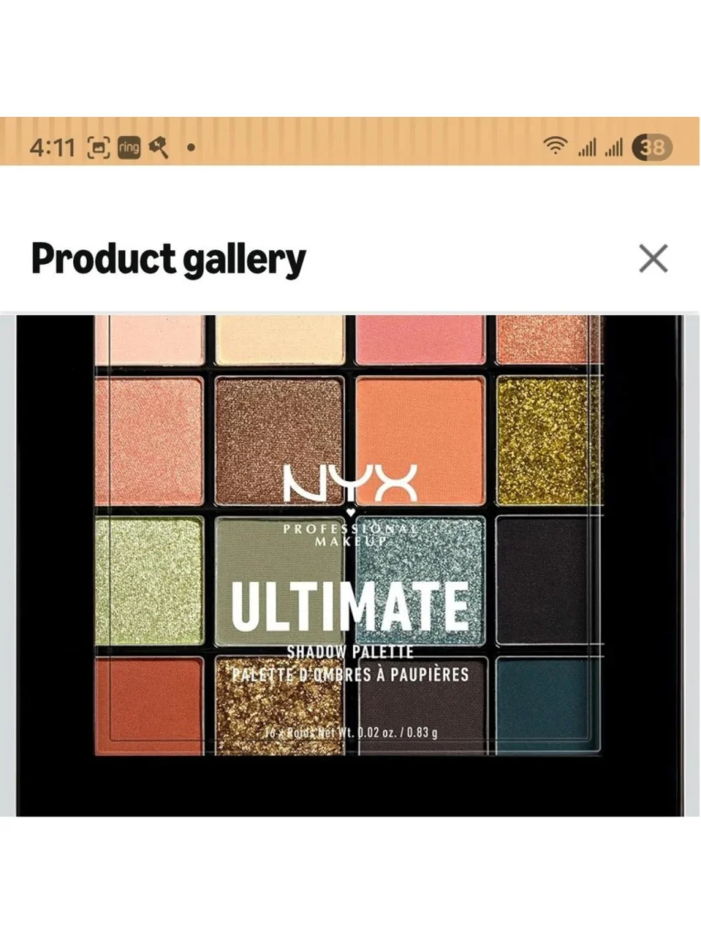 NYX ultimate shadow